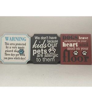 Decor - Dog Wall Art/Signs